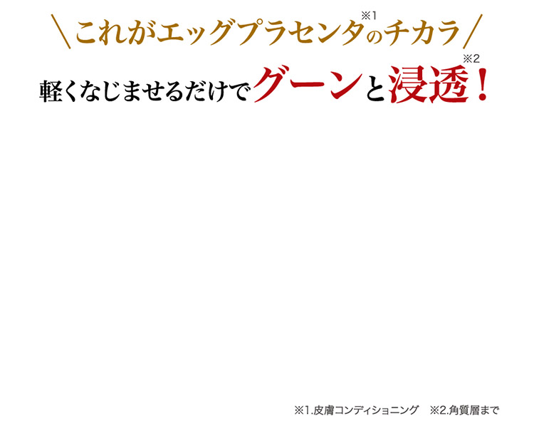 グーンと浸透